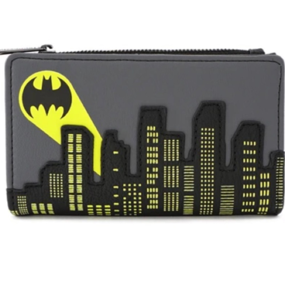 LOUNGEFLY DC COMICS BATMAN 80TH ANNIVERSARY WALLET